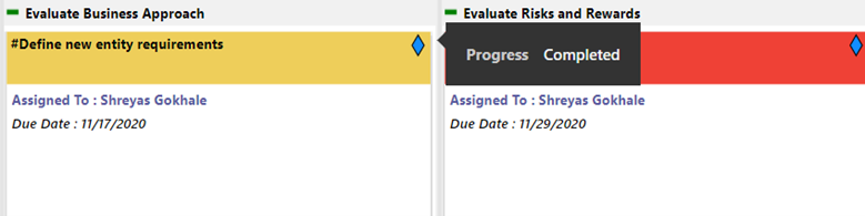 Card Icon - PowerGraph Task Board User Guide