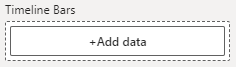 Timeline Bars field well in the Power BI visualizations pane