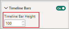 PowerGraph Gantt Timeline for Power BI - bar height 100 1