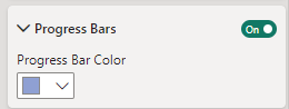 PowerGraph Gantt Timeline for Power BI - progress bar settings