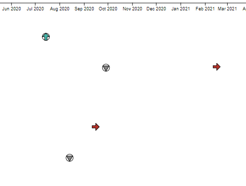 PowerGraph Gantt Timeline for Power BI - Milestone icons 2